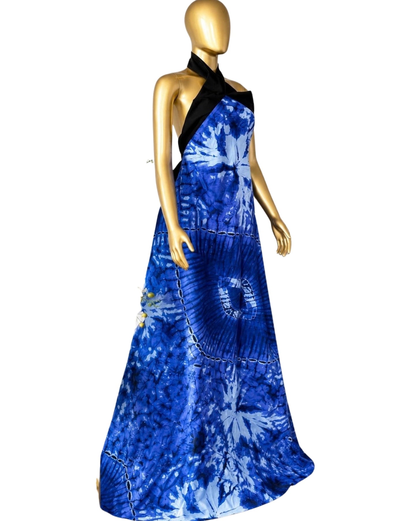 Zaharia Backless Dress (Ankara)