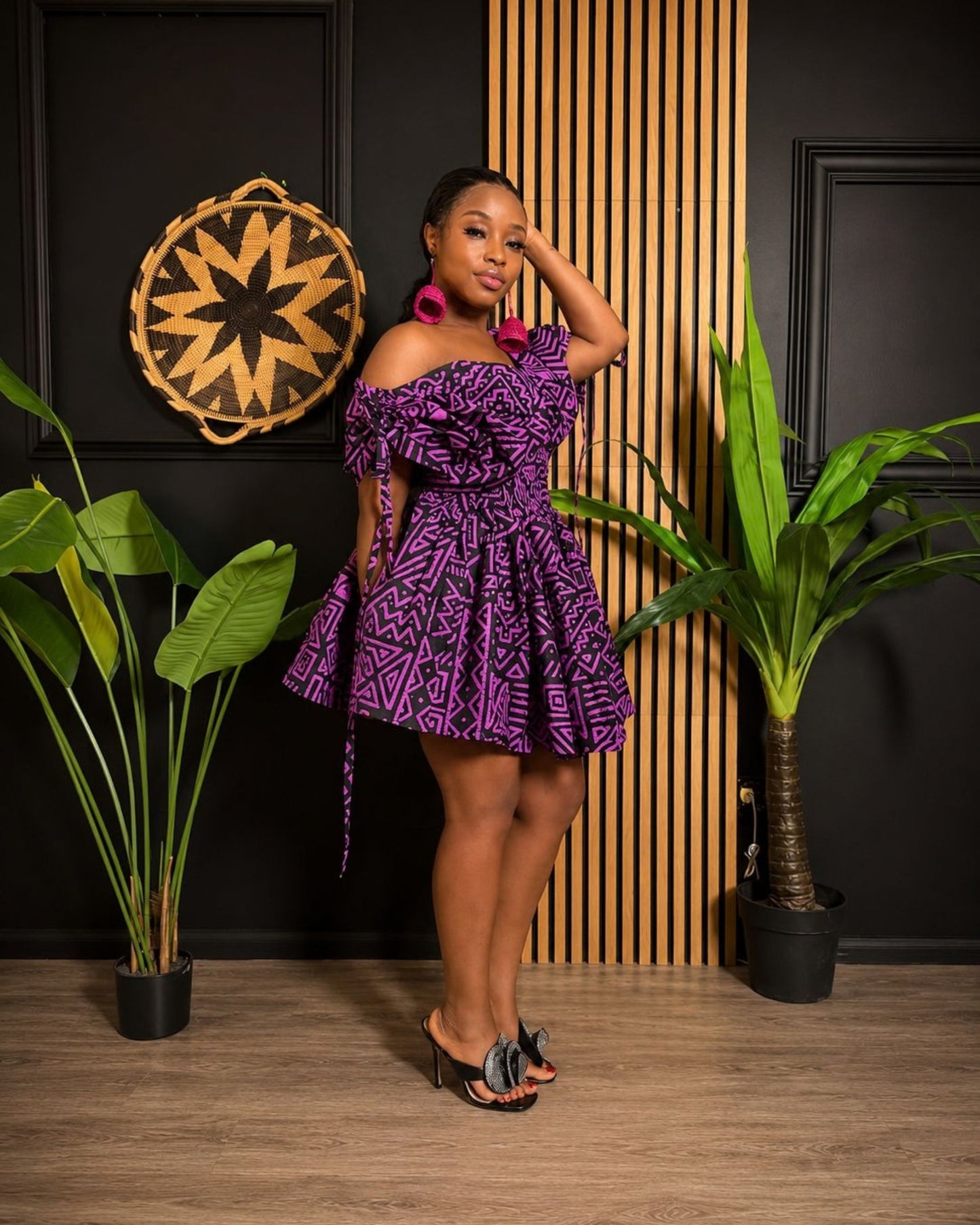 Lola Mini Dress (Ankara)