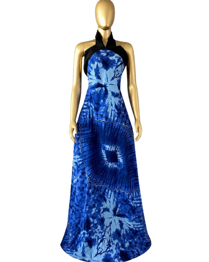 Zaharia Backless Dress (Ankara)