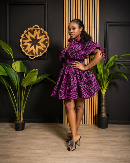 Lola Mini Dress (Ankara)